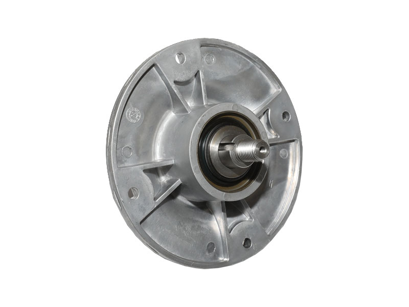Aluminum die-casting, durable spindle assembly